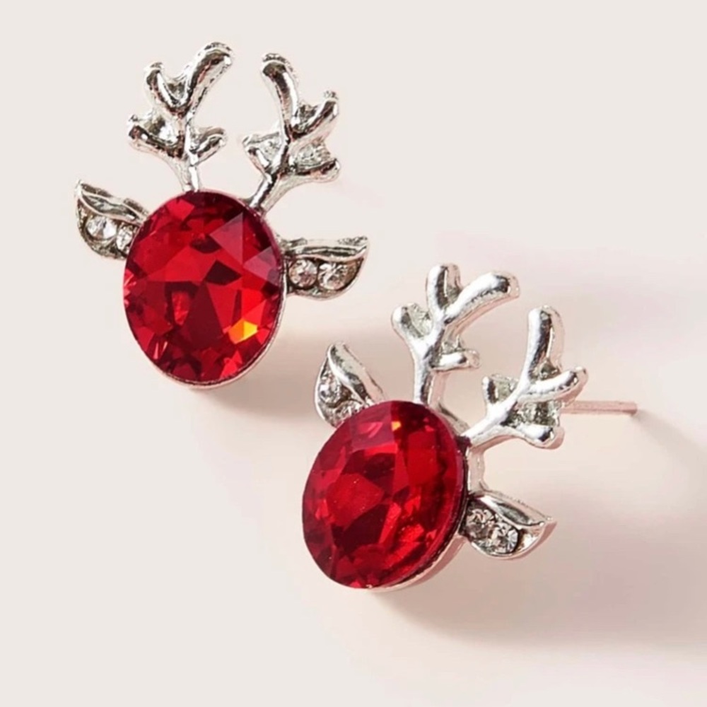 SOLD—3 for $10 Christmas decor stud earrings